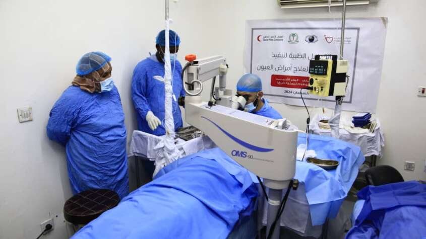 انطلاق قافلة الهلال الأحمر القطري لعلاج امراض العيون بولاية الخرطوم انطلاق قافلة الهلال الأحمر القطري لعلاج امراض العيون بولاية الخرطوم