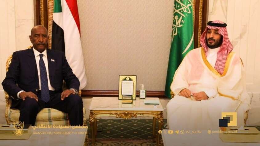مباحثات بين البرهان وولي العهد السعودي مباحثات بين البرهان وولي العهد السعودي