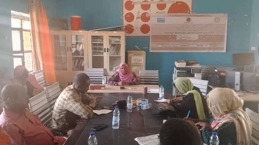 تنوير اعلامي لوزارة الصحة بالنيل الابيض بشان الكوليرا تنوير اعلامي لوزارة الصحة بالنيل الابيض بشان الكوليرا